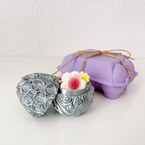 Rose-Covered Easter Eggs โ Handcrafted Party Favors, Spring Decor, Wedding Gifts - Picture 6 of 9